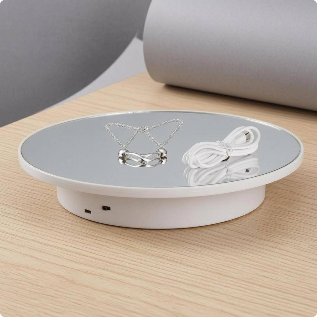 Electric Rotating Display Stand USB Powered Turntable