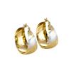 Copper Material Exaggerated Geometric Irregular High-End Earrings Personality Temperament Simple Earrings Earrings