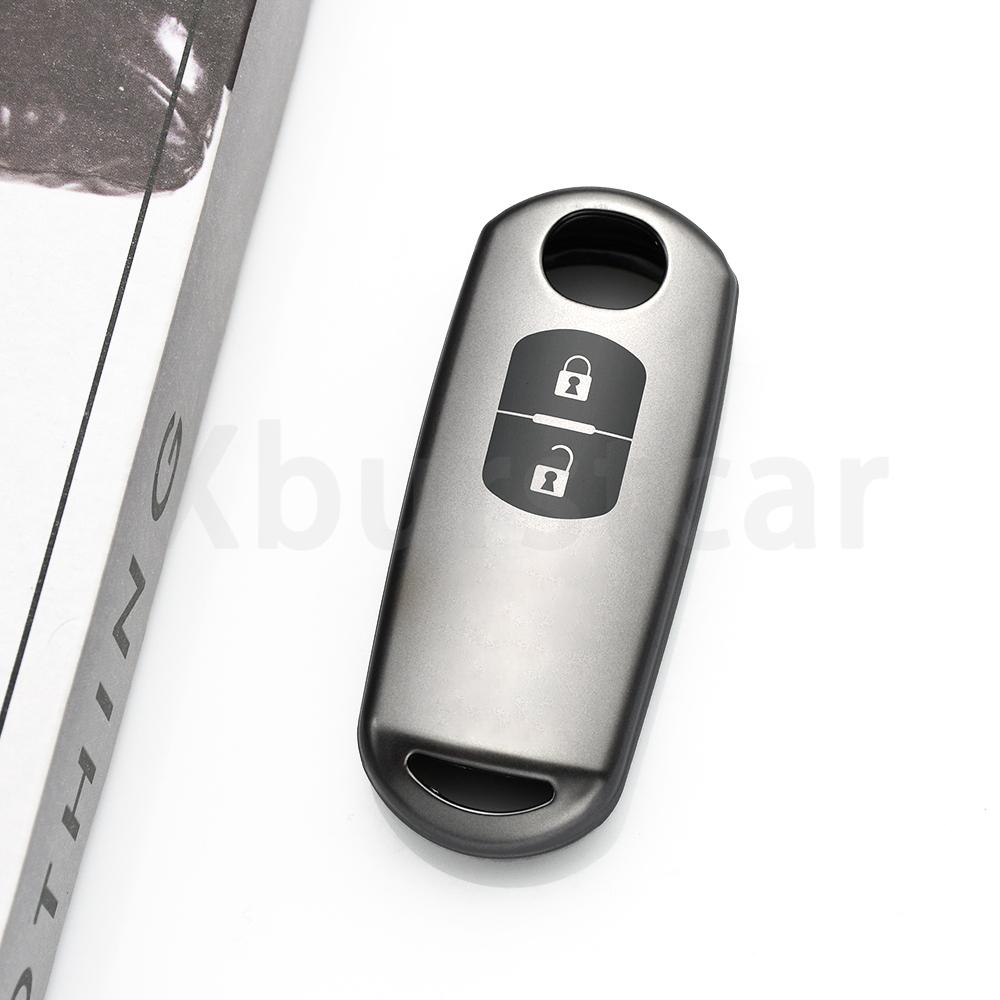 Auto Fob For 2 3 4 Buttons Mazda Cx-5 Cx5 Cx-3 Cx7 Cx-9 2 3 6 Atenza Axela Demio Tpu Car Key Case Cover Shell Holder Keychain