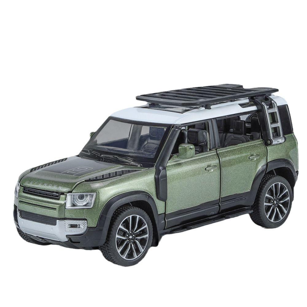 1/32 Cool Land Rover Defender Off-Road Vehicle Model Toys, Simulated Alloy Toys Cars, Cool Desktop Ornaments, Adult Christmas/Birthday Gifts