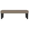 346648 vidaXL Bench Taupe 100x30x30 Cm Fabric