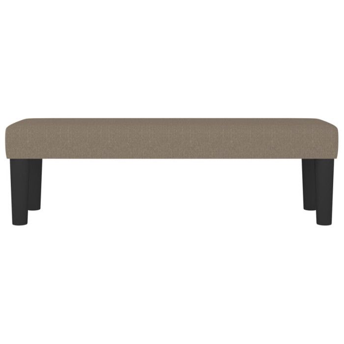 346648 vidaXL Bench Taupe 100x30x30 Cm Fabric