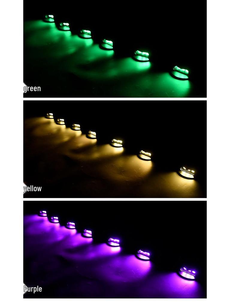 3W Waterproof LED Walkway Light, Turtle Back Design, Side Emitting Courtyard and Step Lighting