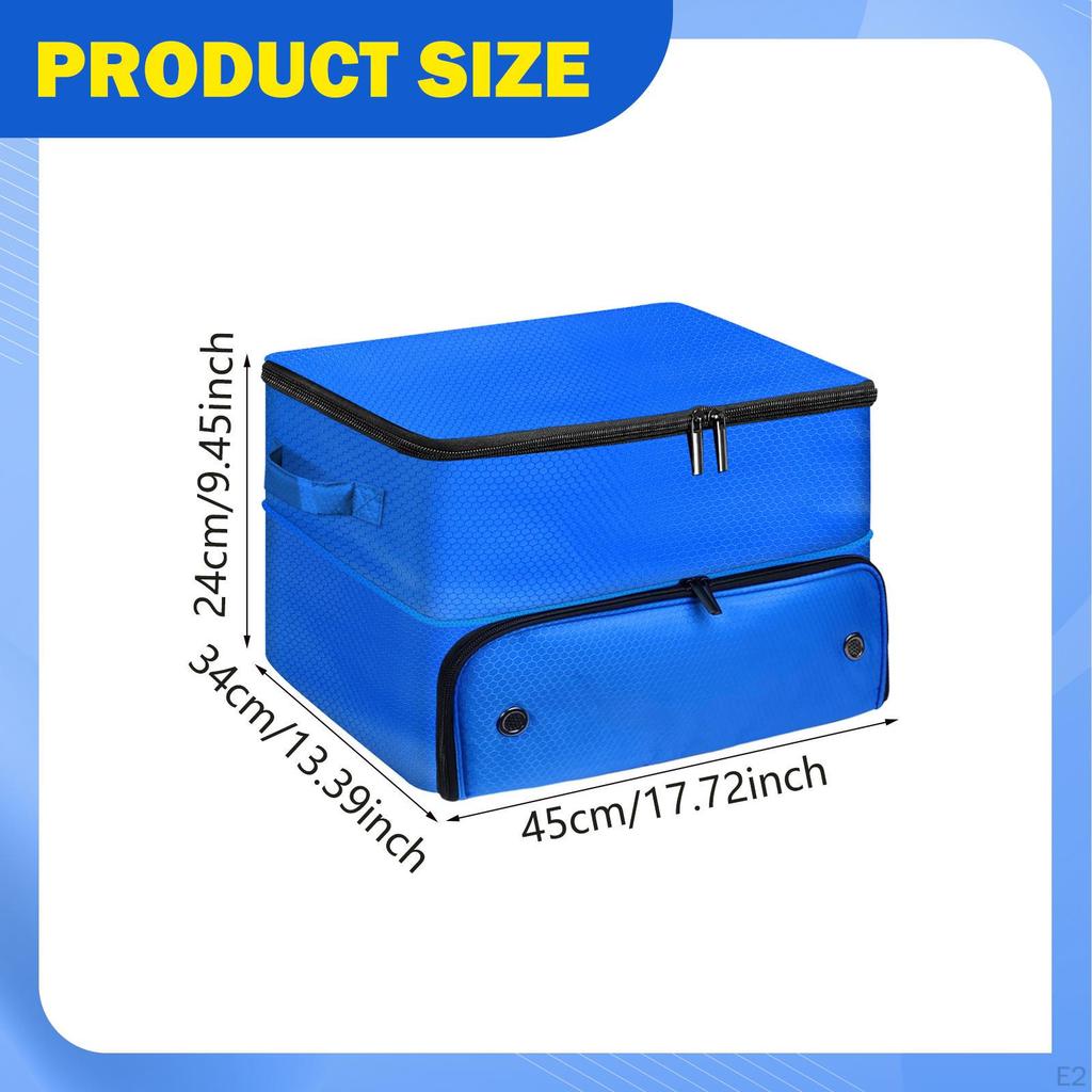 Golf Trunk Organizer Car Locker Storage Box Accessory Organiser for Gloves Tees Golfers