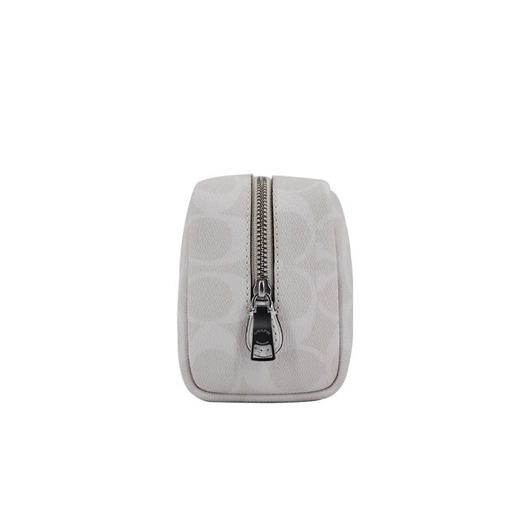 Coach Boxed Keychain Set PVC Clutch Women Accessories White C1751-SVRFI