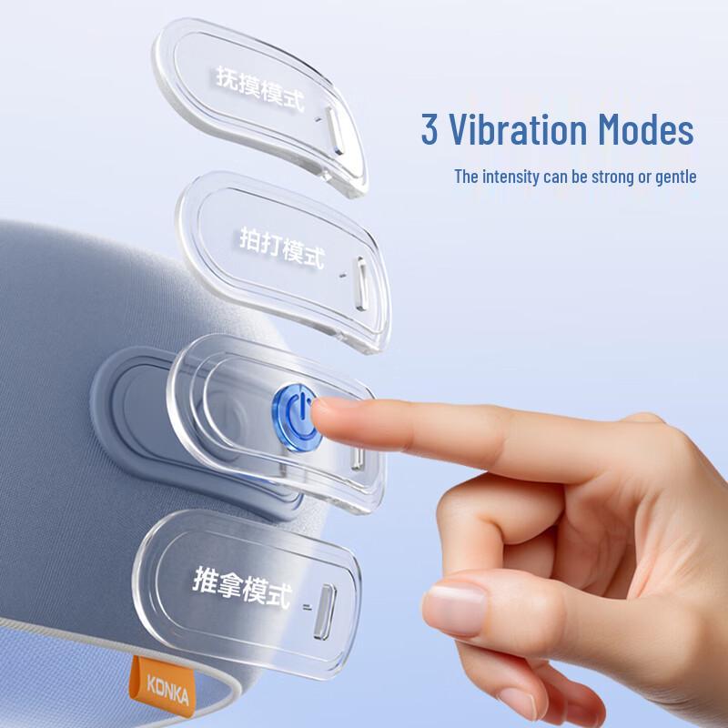 Konka Smart Portable Neck Massager with Heat & Posture Support CN plug (adapter included)
