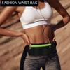 Slim Thin Waist Bag Waterproof Fanny Pack Sports Thin Phone Bag Chest Pack Bag  Outdoor Riding