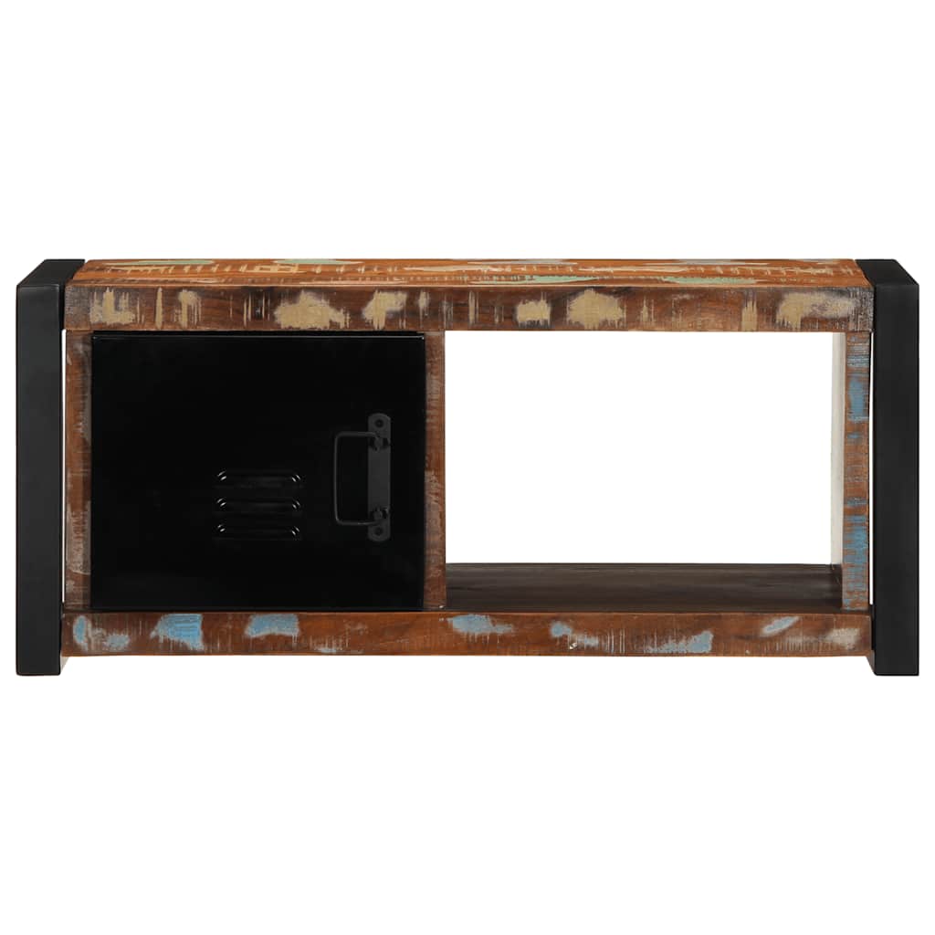 Szafka Rtv 80X30X35 Cm Drewno Lite Odzyskane