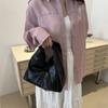 Handbag Handbag Casual Niche Design Personalized New Style Bag for Girls Commuting Pleated Bucket Bag