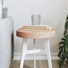 VidaXL Table Top Ø30x4 Cm Round Solid Beech Wood 355920