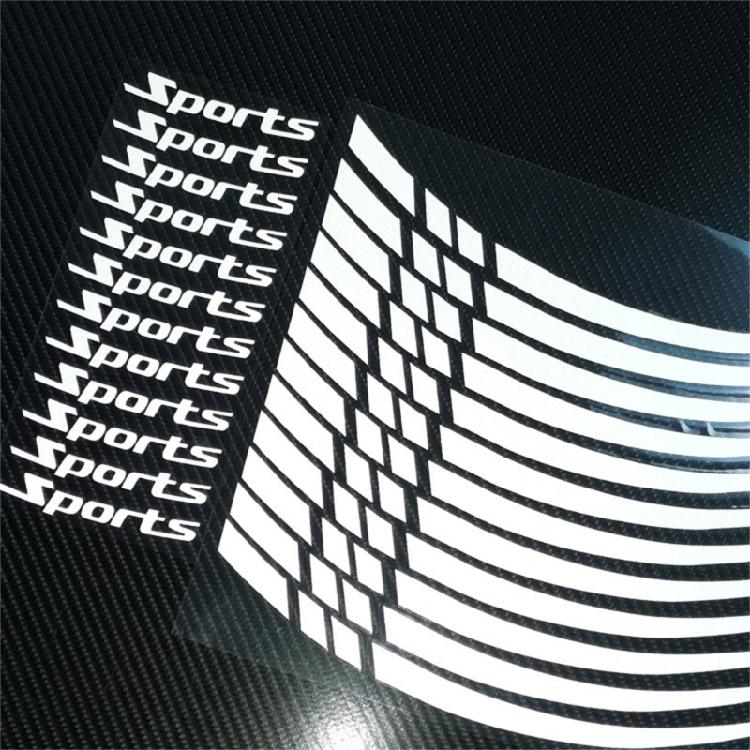 Bicycles Night Reflective Safety Decoration Strips Wheel Rims Reflective Stickers Cycling Reflector Easy to Install