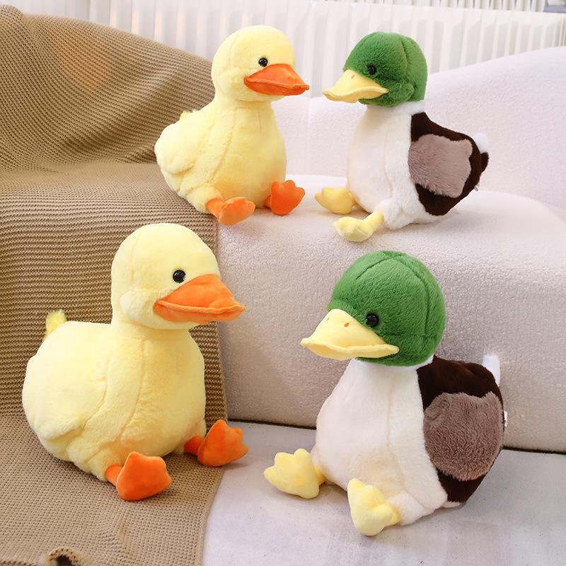 Cute Simulation Little Yellow Duck Plush Doll Little Duck Toy Children'S Company Soothing Doll Gift