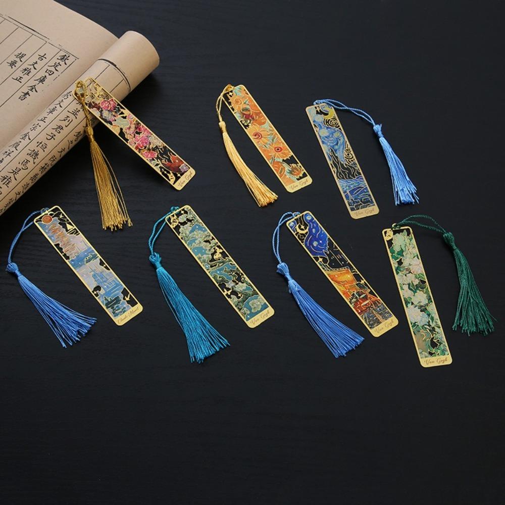 Oil Painting Style Book Marks Exquisite Reading Book Tools New Bookmark  School Supplies