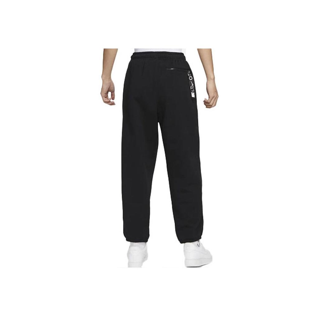 Nike Sportswear Circa Elastic Waist Joggers With Solid Color Logo Print Men Bottoms Black FB2814-010