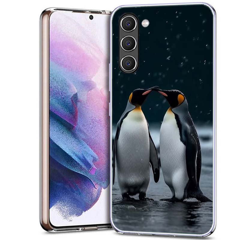Pinguine Liebe am Nordpol Handyhülle für Samsung A54 A14 A24 A34 A17 A37 A57 A55 A35 A25 A15 A13 A23 A33 A53 A07 A05S A04S