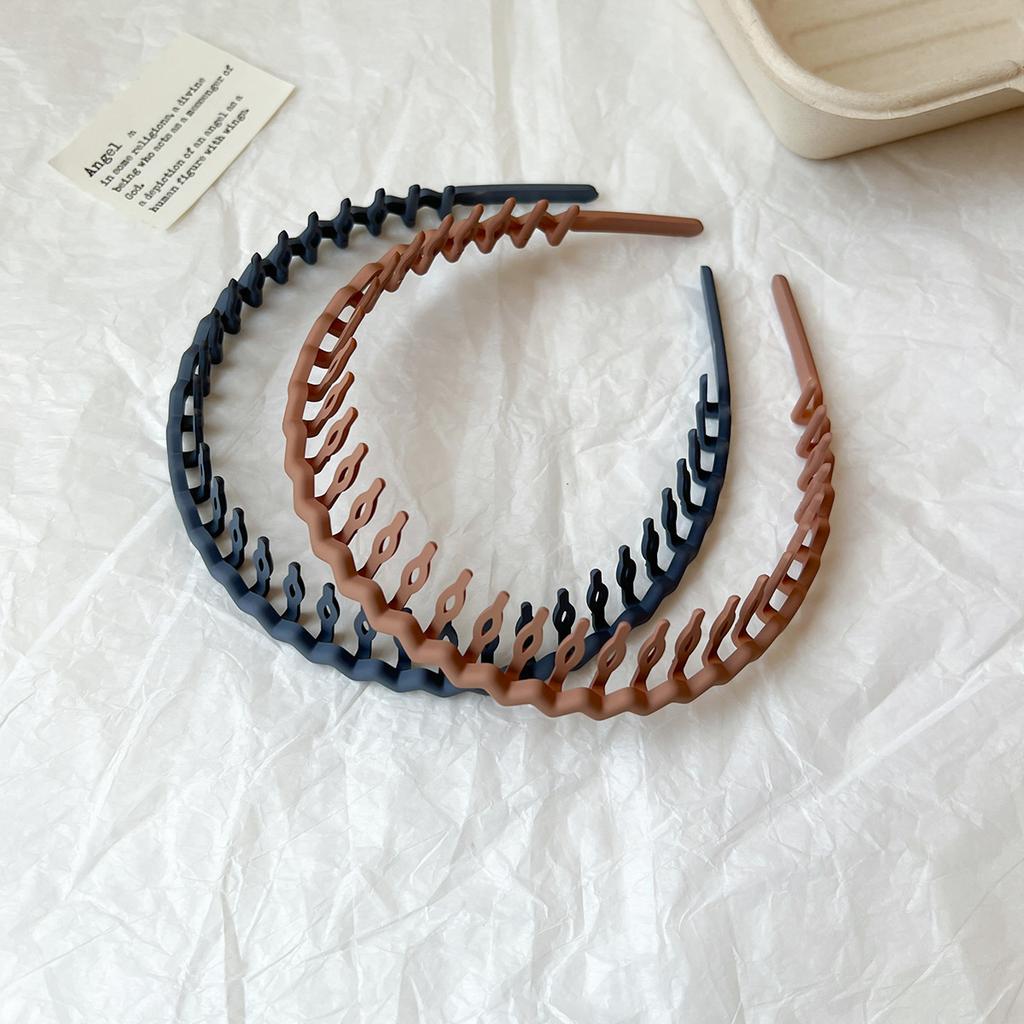 4PCS Press Type Face Wash with Teeth, Anti Slip, Broken Hair, Pressure Hair Headband, Summer Women's Hair Bundle, Hair Clip Set.