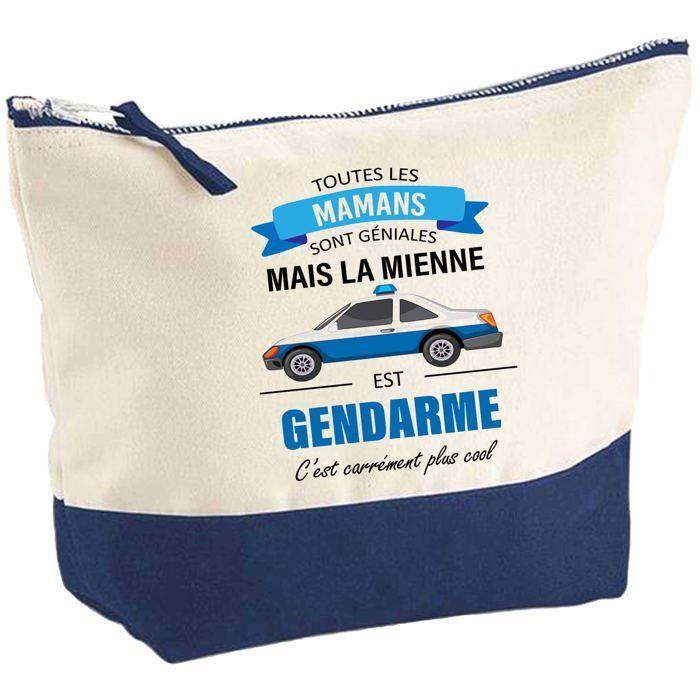 Trousse de maquillage - PLANETEE - Maman Gendarme - Grand format - Impression sublimation HD - Fabrication française