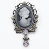 Retro European and American Style Brooch In Antique Gold and Silver