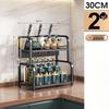 Multifunctional 2-Tier Kitchen Spice Rack