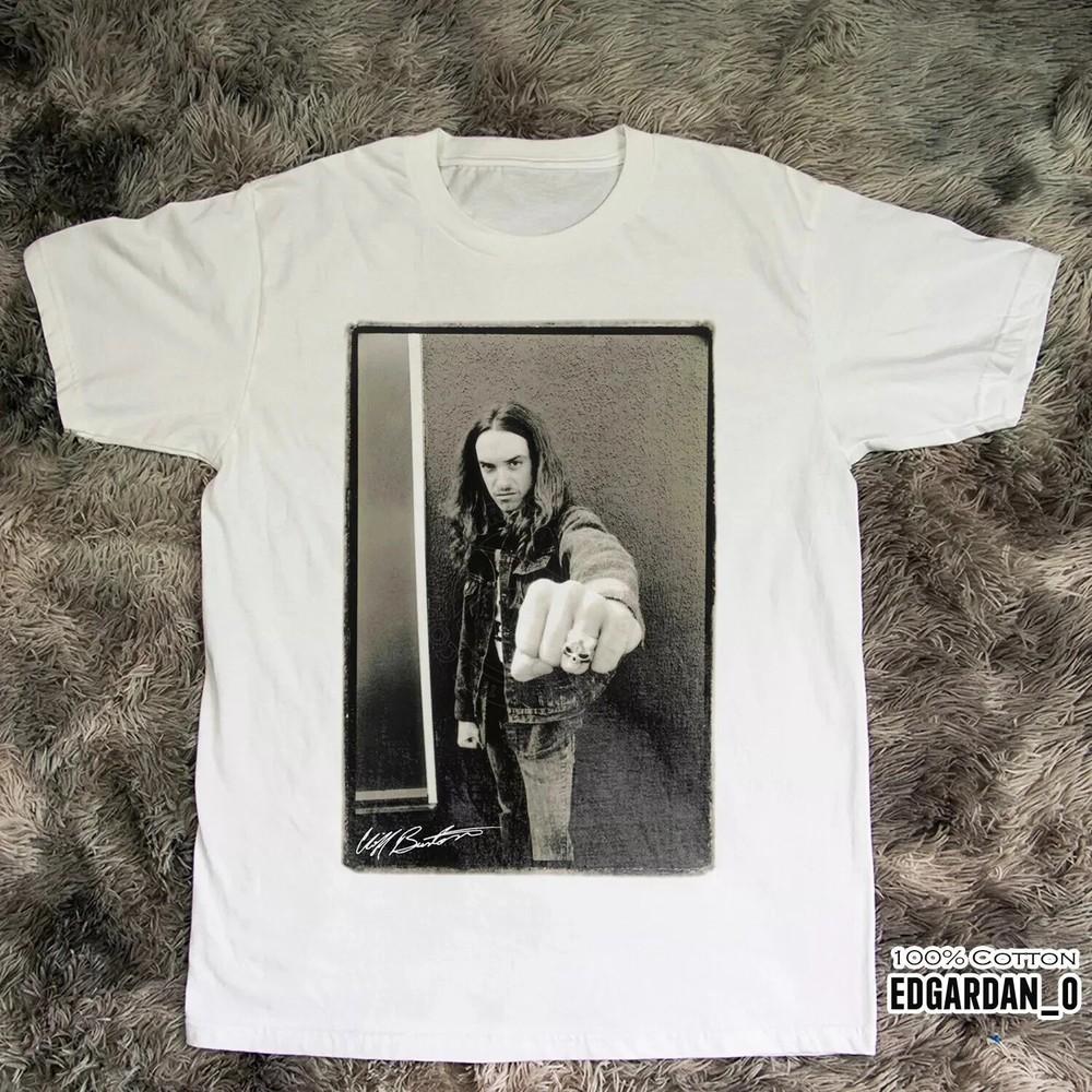 Cliff Burton Bass Guitar  Reprint Black Unisex S–4XL Unisex T-Shirt L