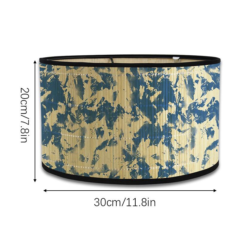 

30cm Bamboo Art Lamp Shade Japanese Zen Chandelier Floor Lamp Cover E27 Living Room Hotel Homestay Wall Lampshade Home Decor