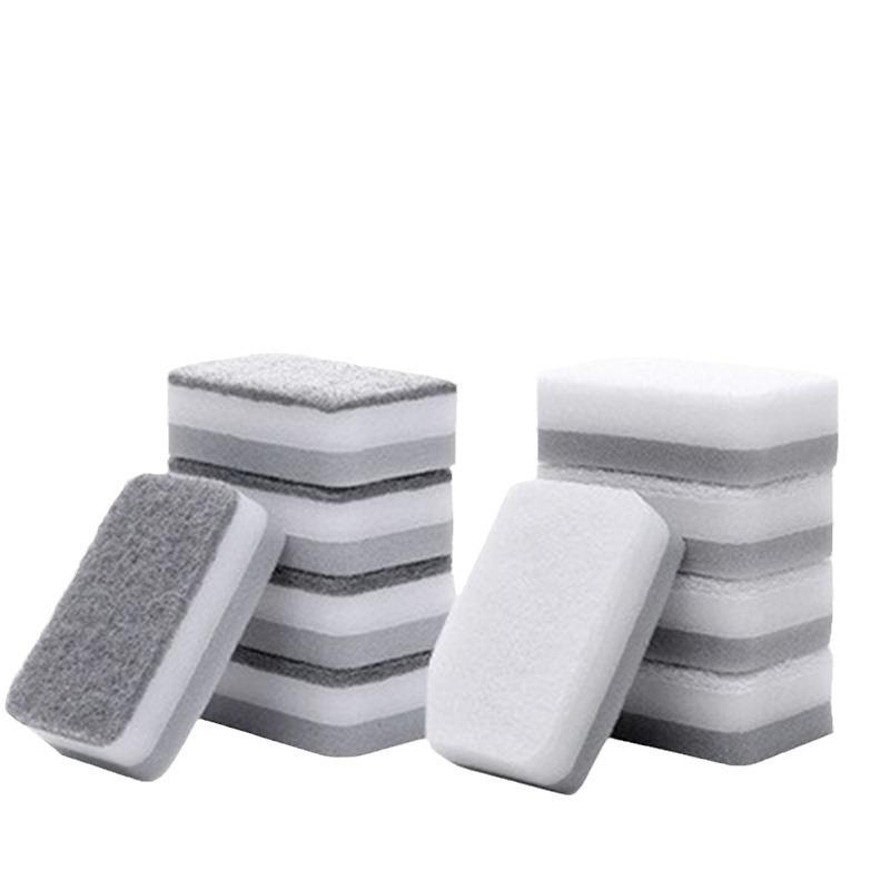 Absorbent Cotton Kitchen Sponge: Non-Stick, Eco-Friendly, Magic Wipe for Dishwashing and Scouring
