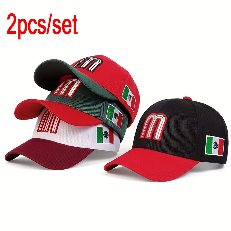 Yto Household Items Women's M Letter Print Embroidery Baseball Caps Spring Autumn Outdoor Use Adjustable Casual Hats Sunscreen Hat For Men And