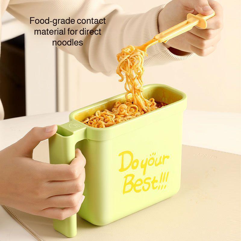 Instant Noodles Container High Temperature Resistant Reusable Portable Leakproof for Students Office Travel Camping Essentials