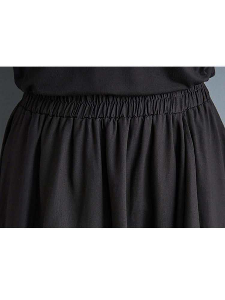 Xitao Loose Irregular Hollow Out Skirt  ZY8907