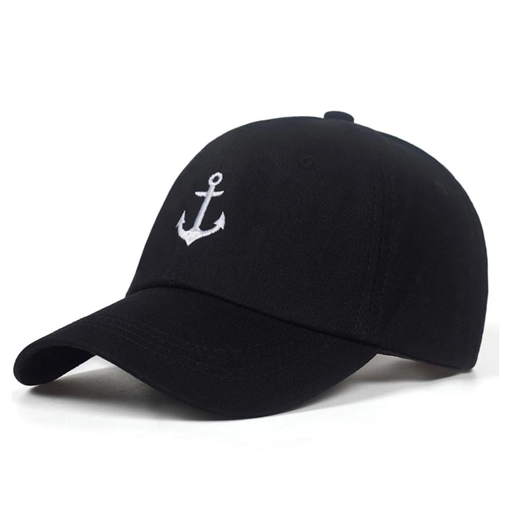 Unisex Ship Anchor Letter Embroidery Baseball Caps Spring and Autumn Outdoor Adjustable Casual Hats Sunscreen Hat Sports Cap