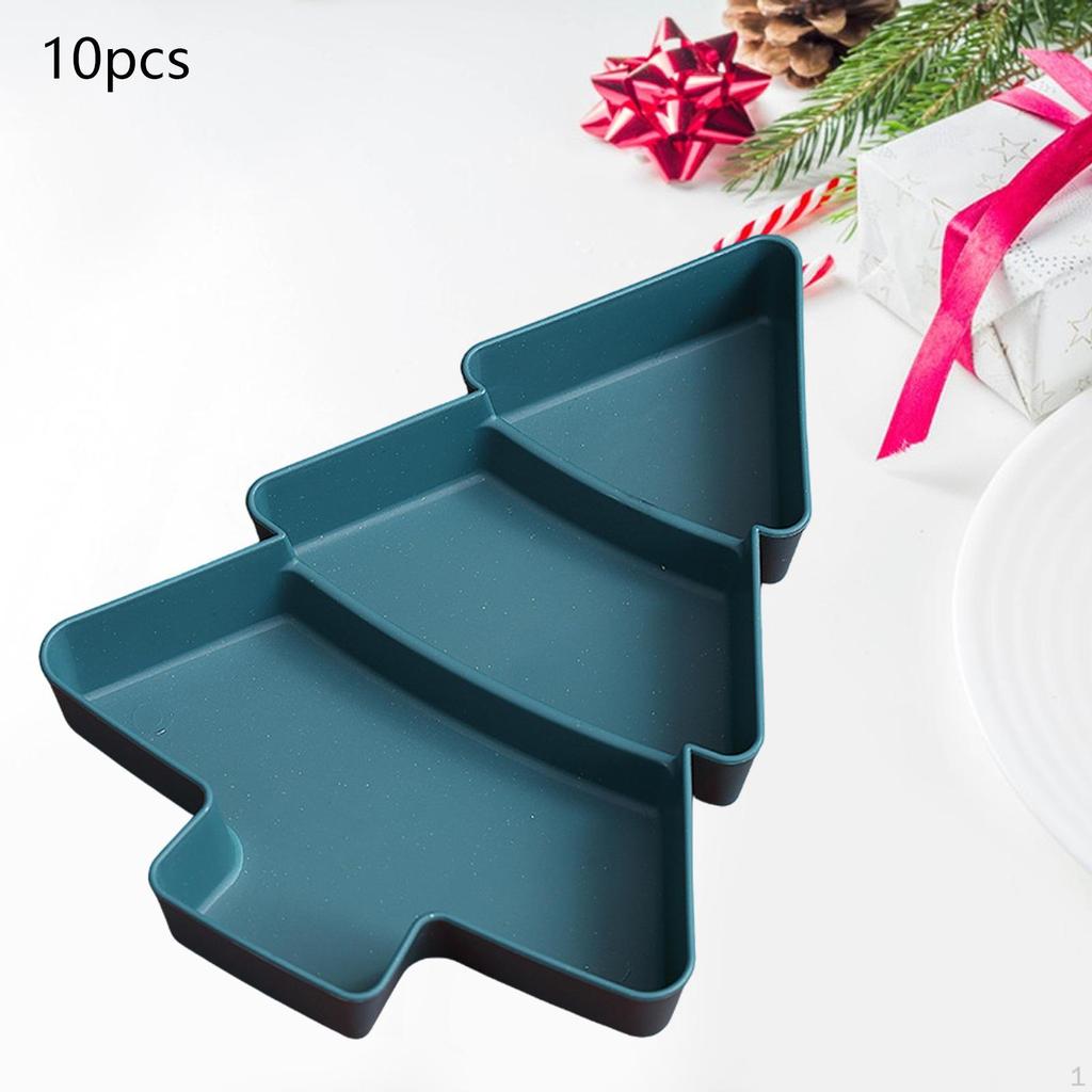 10 Christmas Tree Snack Serving Tray for Fruits And Nuts
