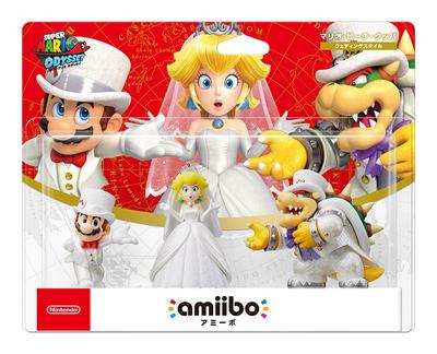 Amiibo Trojitá svatební sada Mario [Mario/Peach/Bowser] (Super série)