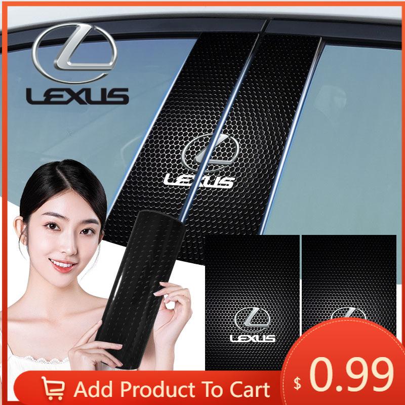 Interior Stickers Car Center Pillar Anti-scratch Protector Films Stickers Auto Parts For Lexus ES300 RX330 RX300 GS300 IS250 IS2