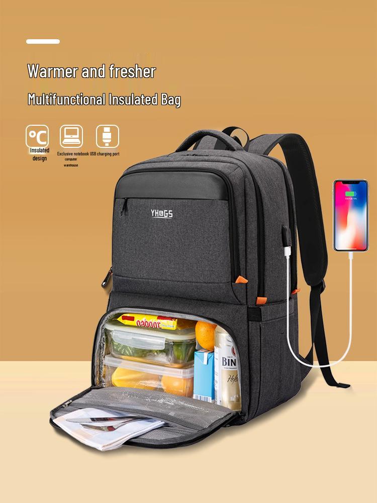 2024 Stylish Waterproof Backpack with Insulated Lunch Bag for Middle School Girls