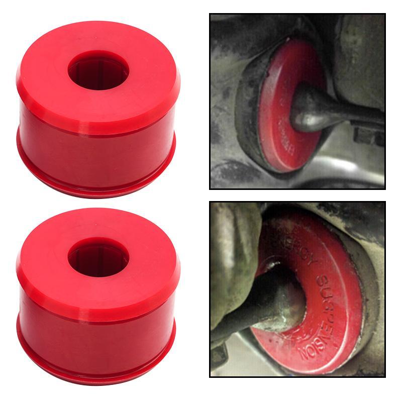 2pcs 16.7106R Suspension Rear Trailing Arm Bushings for Honda Civic 1988-2000 For Integra 1994-2001 Red Rubber