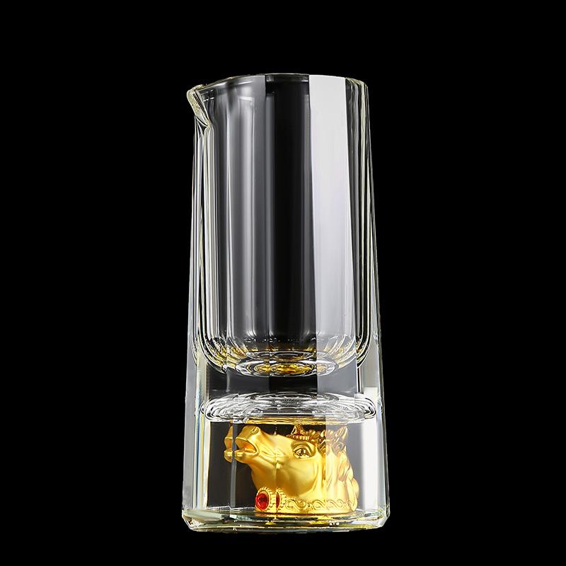 Zodiac Crystal Glass Spirit Glass Wine Dispenser 12 Small Wine Glasses Household Party One Cup Simple