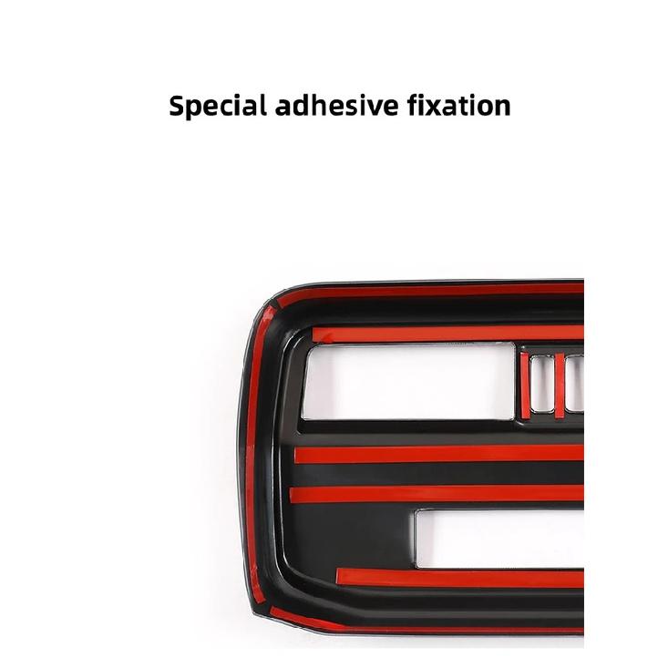 For Land Cruiser LC300 2022 2023 Peach Wood Grain Interior Trim Gear Head Cover Steering Wheel Frame Car Door Handle Sticker