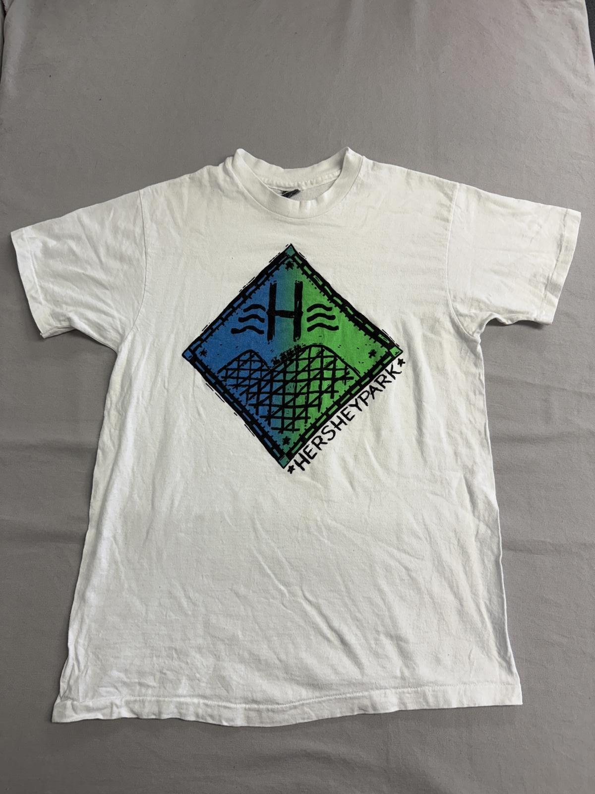 Vintage Hershey Park T-shirt Rollercoaster Amusement Park -M XXL