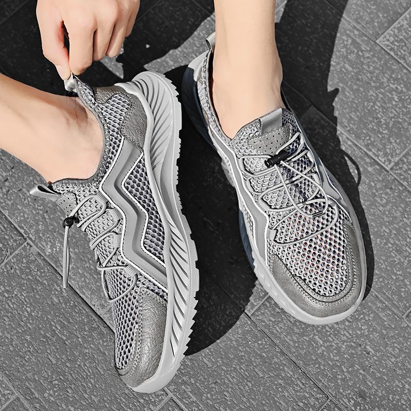 Fashion Summer Men's Sneakers High Quality Breathable Casual Shoes Outdoor Non-Slip Man Sport Shoe Lightweight Fashion Tennis Footwear