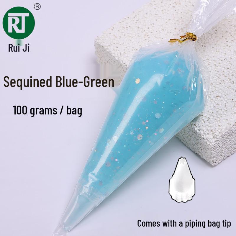 Rui Ji 100g Colla Cristallo Trasparente - A Base d'Acqua, Crema Simulazione Mescolanza Colori