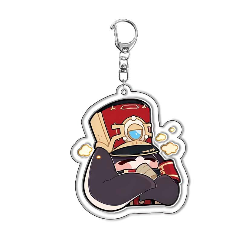 Nieuw Spel Honkai Star Rail Sleutelhanger voor Accessoires Tas Impact 3rd Anime Hanger Sleutelhanger Ring Sleutelhangers Sieraden Cadeaus 6CM 6 cm gray