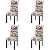 Day and Night - Day and Night Dining Chairs 4 Units Multicolored Fabric