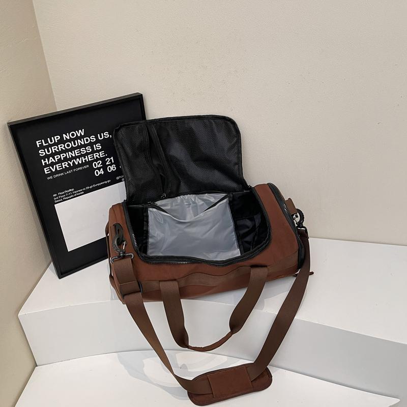 Dry and Wet Separation Large Capacity Gym Bag Swimming Sports Bag Short-Distance Travel Bag with Separation Shoes Bags