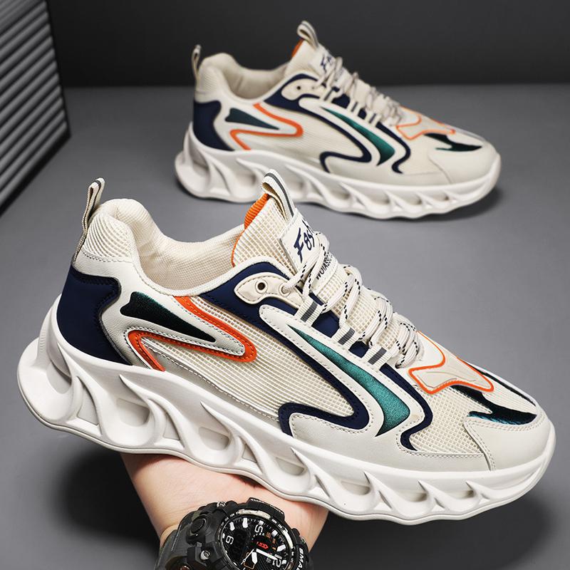 Herenschoenen herensportschoenen heren lage schoenen wit 2025 casual ronde neus veterschoenen hardloopschoenen