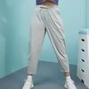 Reebok Solid Color Slim Fit Sports Casual Pants Women bottoms Gray 23RCS606WGG0
