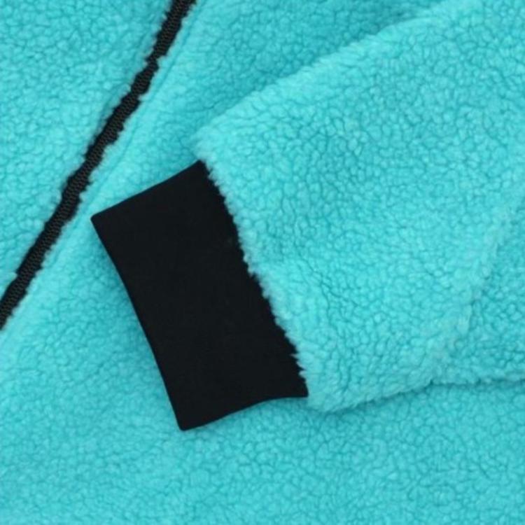 Nike Reversible Sherpa Fleece Jacket With Large Swoosh - Limited Edition Men Jackets Blue BQ6546-301