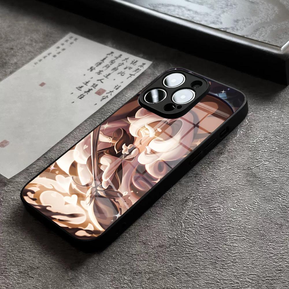 

Korean Game C-Cookie Run Kingdom Phone Case For IPhone 17 16 Pro Max 15 Plus 14 Pro 12 11 13 Mini X XR XS Max SE Glass Cover iPhone17ProMax
