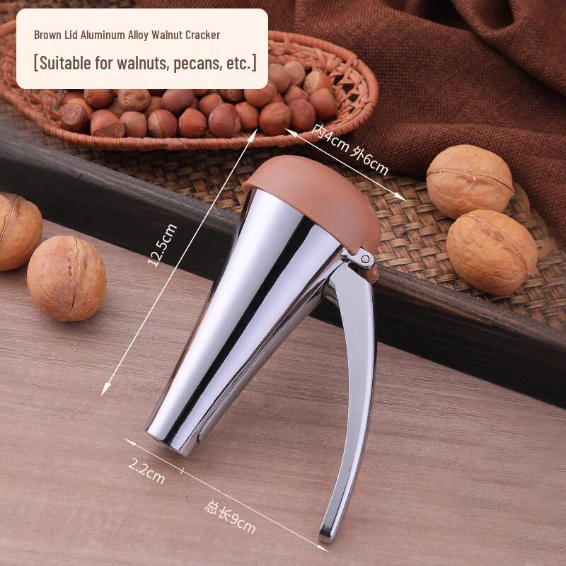 Wutuo Zinc Alloy Nutcracker with Lid - 2 Pack