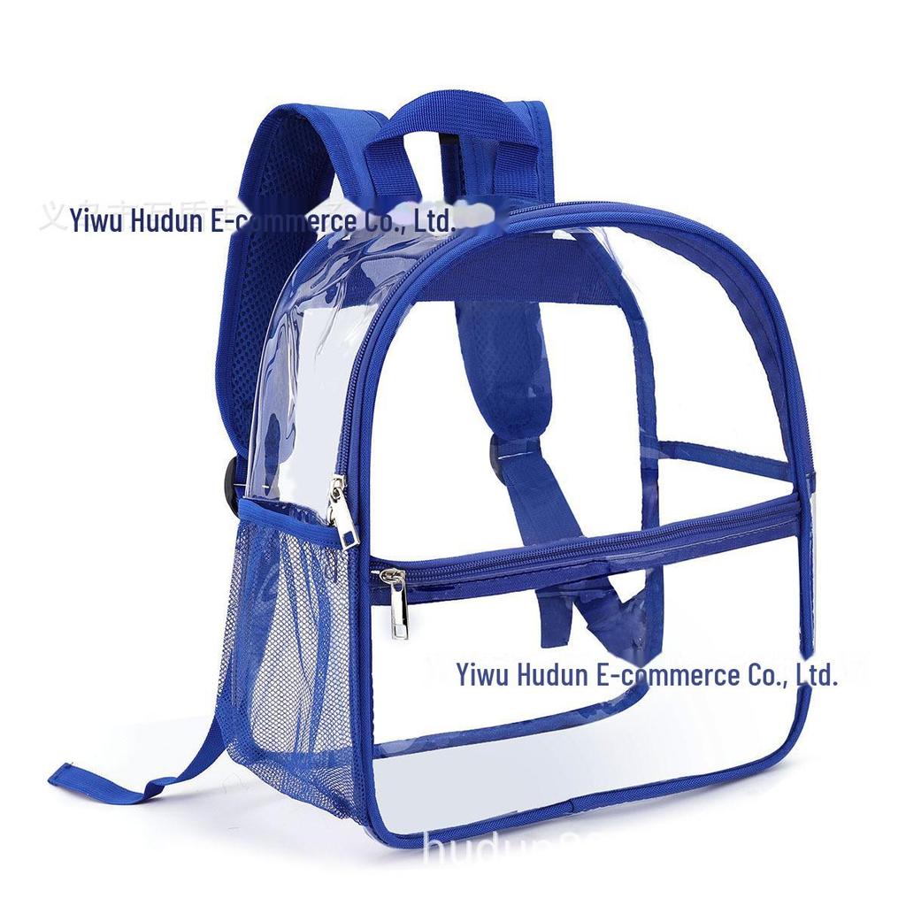 Unisex Transparent PVC Backpack: Large Capacity, Stylish, Sports & School Use