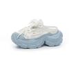 Thick-soled Heightened Bag Head Half Slippers Women's 2025 New Dad Shoes Hollow Breathable Sandals Casual Fashion Lazy Slippers
